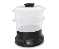 Garų puodas TEFAL | Maisto garintuvas | VC139810 | Juodas | 800 W | Talpa 6 L | Krepšelių skaičius 2