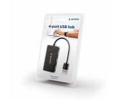 GEMBIRD USB 2.0 4 prievadų šakotuvas juodas