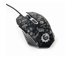 GEMBIRD MUS-6B-GRAFIX-01 6-button optical LED pelė juodas