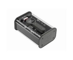 Gembird | Skaidrus QC3.0 greito įkrovimo maitinimo blokas | PB09-TQC3-01 | 9000 mAh | Juodas