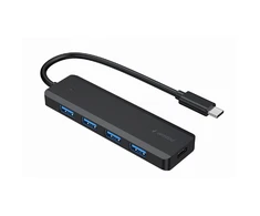 Gembird | 4 prievadų USB 3.1 (Gen 1) Type-C Hub | UHB-CM-U3P4P-01