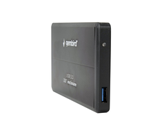 GEMBIRD EE2-U3S-2 HDD/SSD enclosure for 2.5 SATA - USB 3.0 Aliuminio Juodas