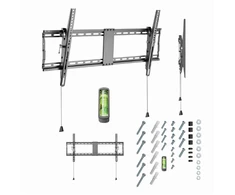 Gembird | Sieninis laikiklis | WM-90T-01 | Pakreipimas | 43–90" | Maksimalus svoris (talpa) 70 kg | Juodas