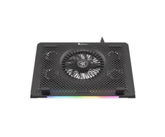 NATEC Genesis nešiojamojo kompiuterio aušinimo padėklas Oxid 450 RGB 15,6"