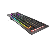 Genesis | Rhod 500 | Sidabrinis/Juodas | Klaviatūra žaidimams | su laidu | RGB LED pašvietimas | US