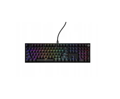 Klaviatūra Genesis Thor 404 juoda RGB Gateron Geltona Pro