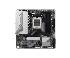 Pagrindinė plokštė Gigabyte B650M GAMING PLUS WF | Procesorių šeima AMD | Procesoriaus lizdas AM5 | DDR5 | Palaikomos standžiojo disko sąsajos M.2, SATA | SATA jungčių skaičius 4