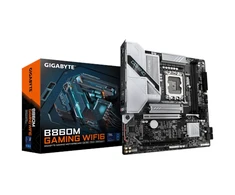 Pagrindinė plokštė Gigabyte B860M GAMING WIFI6 | Procesorių šeima Intel | Procesoriaus lizdas LGA1851 | DDR5 | Palaikomos standžiojo disko sąsajos M.2, SATA | SATA jungčių skaičius 4