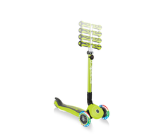 GLOBBER paspirtukas Go Up Deluxe Lights, žalios spalvos, 646-106