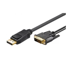 Goobay 51961 DisplayPort/DVI-D adapterio laidas 1.2, padengtas auksiniu sluoksniu, 2m | Goobay | DP į DVI-D