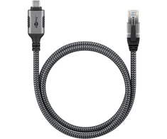 „Goobay“ | USB-A 3.1–RJ45 eterneto kabelis, 1 m | 70696 | Juodas