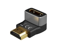 Goobay HDMI Angled Adapteris 270° Vertical, 8K @ 60 Hz, Gold-Plated | 72011