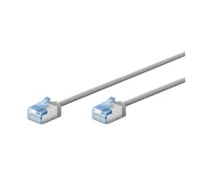 Goobay 74304 Ultra-Flexible CAT 6A Komutacinis kabelis, Slim, U/UTP, 0.15 m, Pilkas | Goobay