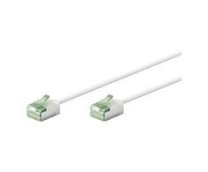 Goobay Gogobay 74357 Ultra-Flexible CAT 8.1 Komutacinis kabelis, Slim, U/FTP, 0,15 m, Baltas | Apskritu
