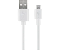 Goobay 77527 Micro USB greito įkrovimo ir sinchronizavimo laidas, 1m