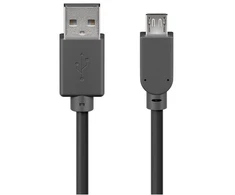 Goobay | 93920 USB 2.0 Hi-Speed kabelis | USB-A į mikro-USB USB 2.0 kištukas (A tipas) | USB 2.0 mikro kištukas (B tipas)