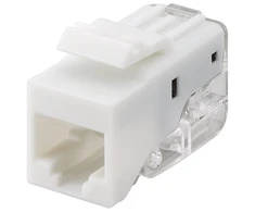 Goobay Gogobay 95739 Keystone modulis RJ45 CAT 5e, UTP, 100 MHz, baltas