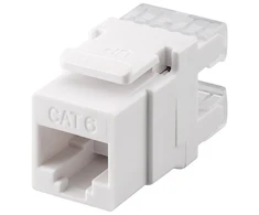Goobay Gogobay 95740 Keystone modulis RJ45 CAT 6, UTP, 250 MHz, baltas