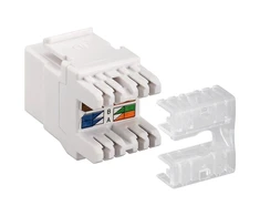 Goobay Gogobay 95740 Keystone modulis RJ45 CAT 6, UTP, 250 MHz, baltas