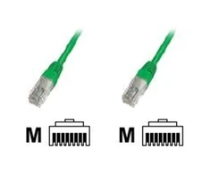 Goobay | CAT 5e jungiamasis kabelis, U/UTP | 68338 | Žalias RJ45 kištukas (8P8C) | RJ45 kištukas (8P8C)