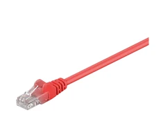 Wentronic Goobay CAT 5e pataisinis kabelis, U/UTP 68339 0,5 m, Raudona