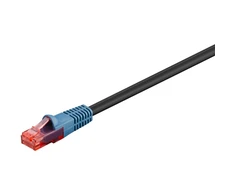 Goobay CAT 6 U/UTP lauko laidas | 94389 | Iš anksto prijungtas, neekranuotas LAN kabelis su RJ45 kištukais tinklo komponentams prijungti; Dvisluoksnis polietileno apvalkalas apsaugo tinklo kabelį lauke ir daro jį itin atsparų oro sąlygoms; Lauko Ethernet kabelis idealiai tinka sodui, balkonui, stovyklavimui, pastatų fasadams ir stebėjimo kameroms; Aukštos kokybės variu dengtas aliuminio laidas (CCA) ir auksinu dengti kontaktai garantuoja puikų, galingą tinklo ryšį; RJ45 jungties užrakto apsauga neleidžia užraktui užsikabinti ar nutrūkti, padeda užtikrinti patikimą interneto ryšį; CAT 6 lauko kabelis tinka Gigabit Ethernet iki 10/100/1000 Mbit/s greičiu | Juodas | 10 m