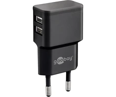 Goobay Maitinimo šaltinis 5V 2.4A - 2xUSB lizdai