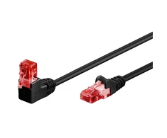 Goobay | Komutacinis kabelis | 51517 | RJ-45 | RJ-45 90°