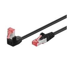 Goobay Komutacinis kabelis 51541 Cat 6, S/FTP, Juodas, 0.25 m