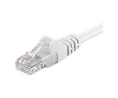 Goobay Komutacinis kabelis | 68633 CAT 6 U/UTP | PVC | Kabelio ilgis: 1 m | Baltas