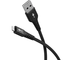 Goobay | Lightning USB-A Supersoft Textile Cable with Metal Plugs | 74504