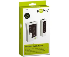 Goobay | Tinklo kabelio testeris 68856 | Juodas/Baltas