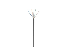 Goobay lauko tinklo kabelis | CAT 6 U/UTP | AWG 24/1 | Kabelio ilgis: 100 m | Juodas