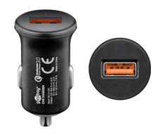 Goobay | Quick Charge QC3.0 USB automobilinis greitas įkroviklis | USB 2.0 Female (A tipas)