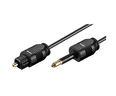 Goobay TOSLINK optinis skaitmeninis/garso jungties kabelis 51225 3,5 mm mini Toslink kištukas, Toslink kištukas, 2 m