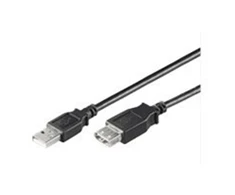Wentronic TECHLY 686221 Techly Hi-Speed USB 2.0 ilgintuvas A-A M/F 30cm juodas