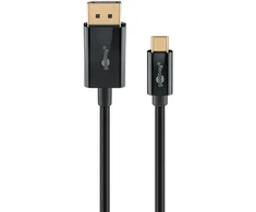 „Goobay“ USB-C–DisplayPort kabelis, 4K, 60 Hz, 1 m | 75704
