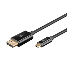„Goobay“ USB-C–DisplayPort kabelis, 4K, 60 Hz, 1 m | 75704