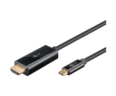 „Goobay“ USB-C–HDMI kabelis, 4K, 60 Hz, 1 m | 75696