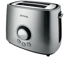 Gorenje | Skrudintuvas | T1000E | Galia 1000 W | Lizdų skaičius 2 | Korpuso medžiaga Metalas | Nerūdijantis plienas