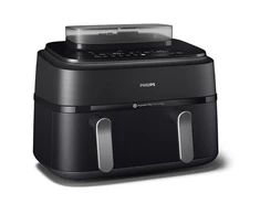 Dviejų krepšelių gruzdintuvė Philips 5000 Series NA551/00 su garų funkcija