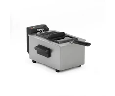 Tristar gruzdintuvė | FR-9338 | Galia 2000 W | Talpa 3 l | Nerūdijančio plieno/Juodas