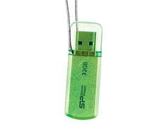 Helios 101 | Silicon Power | 32 GB | USB 2.0 | Žalias