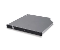Hitachi Lg H.L duomenų saugykla 9,5 mm plonas DVD-rašytuvas GUD0N vidinis, sąsaja SATA, DVD±RW, CD skaitymo greitis 24 x, CD įrašymo greitis 24 x, Juodas