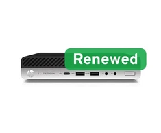 HP Renewed | Grade A | EliteDesk 800 G5 Desktop Mini | Intel Core I5-9500 | 8GB | UHD Graphics 630 | 512 GB | WiFi | Windows 11 Pro