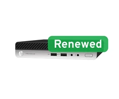 Stacionarus kompiuteris Hp Renewed HP atnaujintas A klasės | „ProDesk 400 G4“ | „Intel Core i3“ | „i3-8100T“ | 8 GB | SSD | 128 GB | „Intel UHD Graphics 630“ | „Windows 11 Pro“