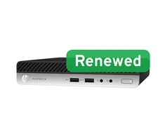 Stacionarus kompiuteris HP Renewed Grade B | ProDesk 400 G4 DM | Intel Core i3 | i3‑8100T | 8 GB | NVMe | 256 GB | Intel UHD Graphics 630 | Windows 11 Pro