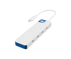 Targus Hyper HyperDrive Flex 4 Port USB-C Hub, Baltas/Mėlyna | HD5201BUGL