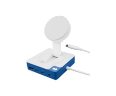 Targus „Hyper HyperDrive Flex MagCharge“ USB-C šakotuvas, Baltas/Mėlyna | HD8100BUGL | HDMI jungtys kiekis: 1