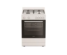 Viryklė INDESIT Cooker | I6G5KCW | Hob type Gas | Oven type Electric | Baltas | Plotis 60 cm | Grilling | Gylis 60 cm | 72 L